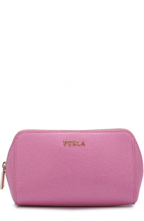 Кожаная косметичка на молнии Furla