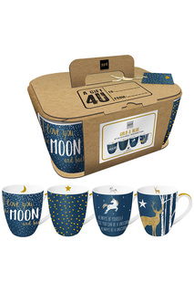 Набор кружек, 4 шт. PAPERPRODUCTS DESIGN