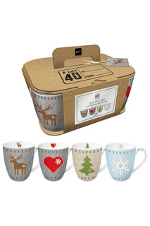 Набор кружек, 4 шт. PAPERPRODUCTS DESIGN