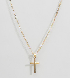 Ожерелье с подвеской-крестом Reclaimed Vintage Inspired - Золотой