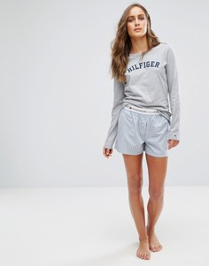 Тканые боксеры Tommy Hilfiger - Синий
