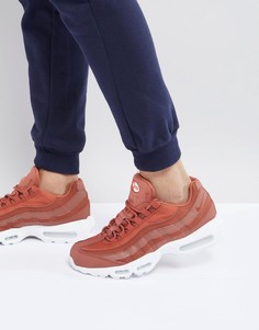 Оранжевые кроссовки Nike Air Max 95 Premium SE 924478-200 - Оранжевый