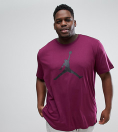 Фиолетовая футболка с большим логотипом Nike Jordan PLUS 908017-609 - Фиолетовый