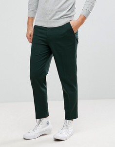Зеленые зауженные брюки ASOS - Зеленый