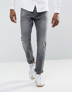 Серые выбеленные джинсы узкого кроя Tom Tailor - Серый