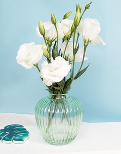 Ребристая круглая стеклянная ваза Sass & Belle - Мульти