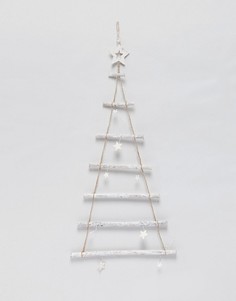 Деревянное новогоднее украшение со светодиодами Sass & Belle - Мульти