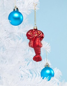 Новогоднее украшение в виде омара с блестками Sass & Belle - Мульти
