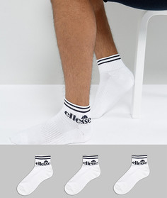 Набор из 3 пар спортивных носков Ellesse - Белый
