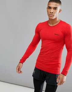 Красный трикотажный лонгслив для бега Craft Sportswear Active Comfort 1903716-2566 - Красный