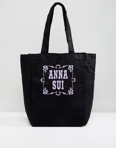 Фирменная сумка-тоут Anna Sui - Черный
