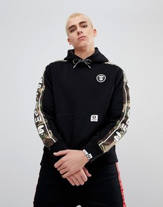 Худи с логотипом AAPE By A Bathing Ape - Черный