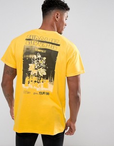 Желтая футболка с принтом River Island - Желтый