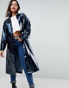 Блестящий макинтош ASOS - Фиолетовый