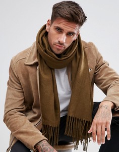 Широкий шарф цвета хаки ASOS - Серый