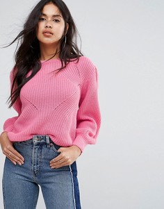 Джемпер с пышными рукавами Missguided - Розовый