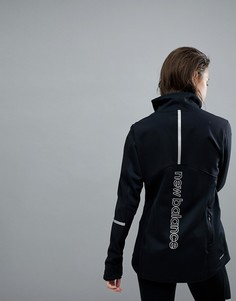 Черная куртка New Balance Running Hybrid - Черный