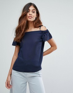 Топ с завязками на плечах Vero Moda - Темно-синий