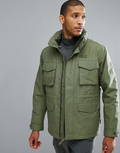 Куртка 3 в 1 цвета хаки Jack Wolfskin Port Hardy - Зеленый