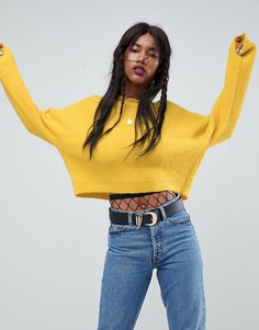 Укороченный оверсайз-джемпер ASOS - Желтый