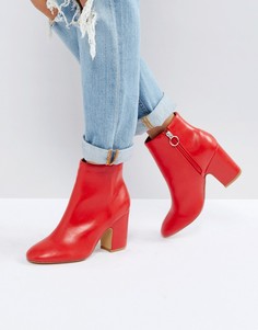 Ботинки на каблуке Pimkie - Красный