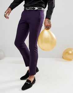 Супероблегающие брюки Noose & Monkey - Фиолетовый