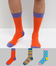 3 пары носков HS By Happy Socks - Мульти