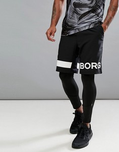 Шорты с логотипом Bjorn Borg Performance - Черный