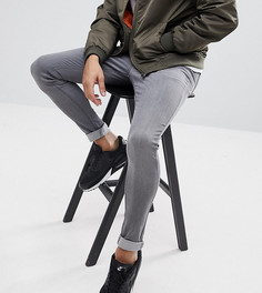 Выбеленные серые обтягивающие джинсы Brooklyn Supply Co - Серый