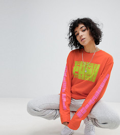 Красный лонгслив Puma эксклюзивно для ASOS - Оранжевый