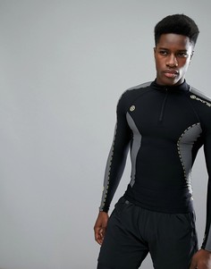 Лонгслив с молнией Skins DNAmic Thermal Compression DT00010750002 - Черный