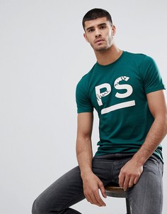 Зеленая футболка узкого кроя с логотипом PS Paul Smith - Зеленый