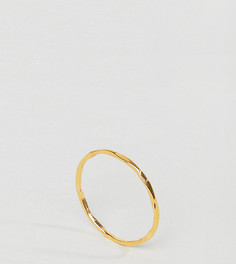 Кольцо из позолоченного серебра ASOS CURVE - Золотой