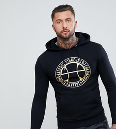Худи с крупным логотипом Ellesse - Черный