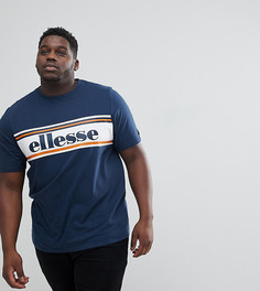 Темно-синяя футболка с логотипом Ellesse PLUS - Темно-синий