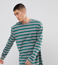 Зеленый топ в полоску с длинными рукавами Puma эксклюзивно для ASOS - Зеленый