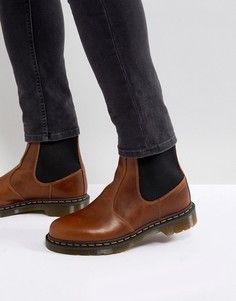 Ботинки челси из вощеной кожи Dr Martens Hardy - Коричневый