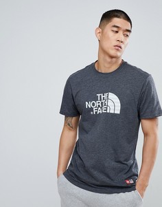 Темно-серая меланжевая футболка с логотипом The North Face International Limited Capsule - Серый