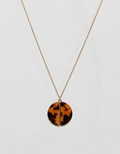 Ожерелье с леопардовой подвеской Pieces - Мульти