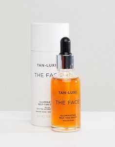 Средство для автозагара 30 мл от среднего до темного оттенка Tan Luxe The Face - Бесцветный