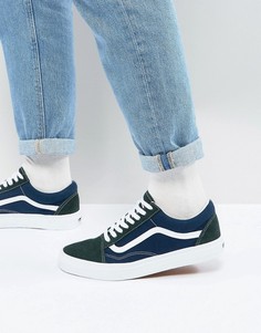 Синие кроссовки Vans Old Skool VA38G1QVN - Синий