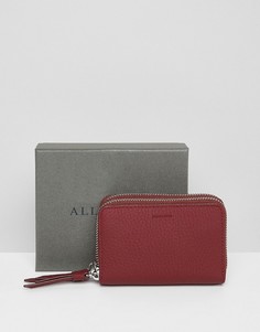 Кожаный кошелек AllSaints - Красный
