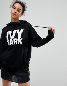 Худи черного цвета с логотипом Ivy Park - Черный