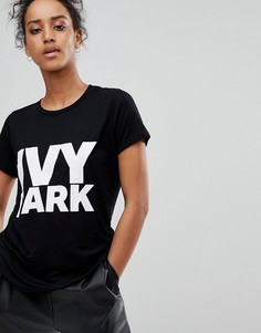 Черная футболка с логотипом Ivy Park - Черный