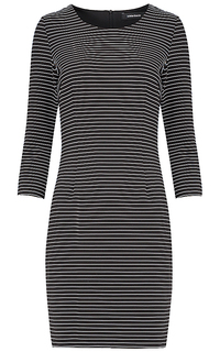 Трикотажное платье в полоску La Reine Blanche