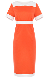 Оранжевое платье LE Monique