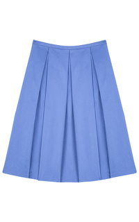 Синяя юбка в складку LE Monique