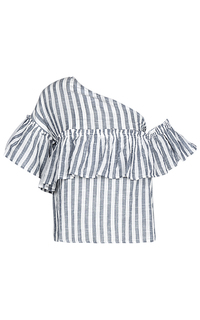 Асимметричная блузка La Reine Blanche