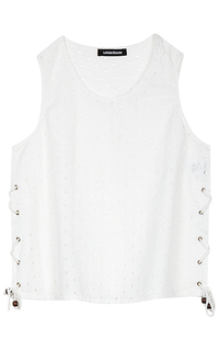 Блузка со шнуровкой La Reine Blanche