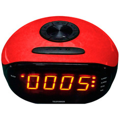 Радио-часы Telefunken TF-1574 Red/Amber